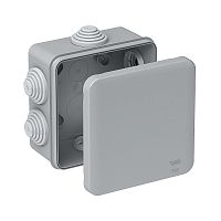 Коробка распределительная Systeme Electric ОП 100x100x50мм IP55 серый картинка 